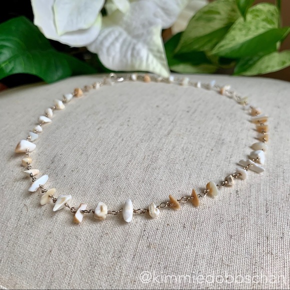 Handmade White Opal Necklace - Picture 2 of 5